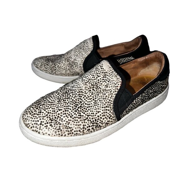 Ugg Animal Fur Print Low Rise Sneakers Sz 5 Womens Tan & Black Flats 1019218 - Picture 16 of 16